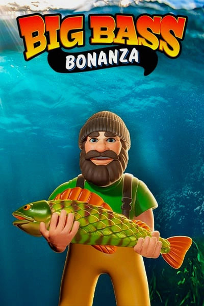Ryba v názvu Big Bass Bonanza na kartě Betwest Casino