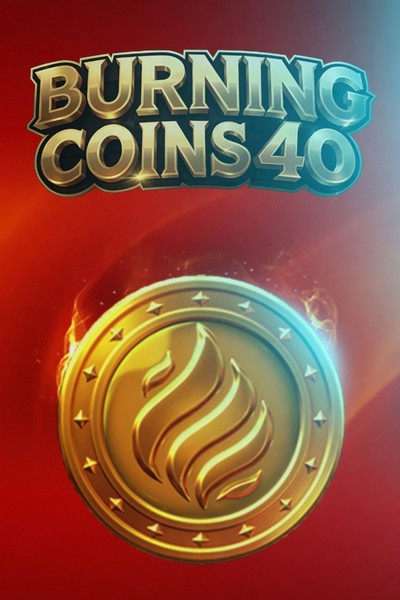 Úvodní karta Burning Coins 40 v Cleobetře